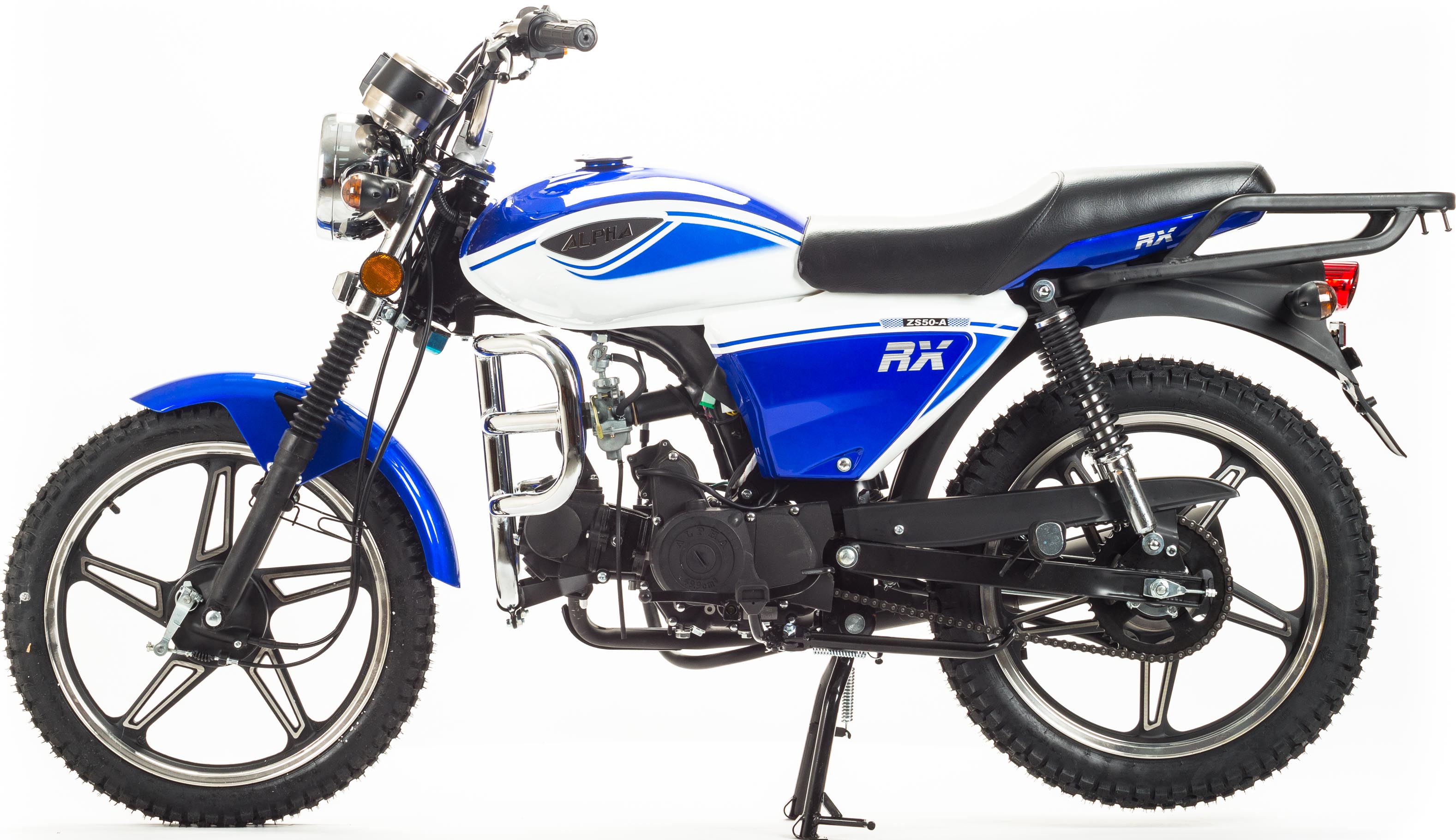 Мопед Альфа RX 11 (LM48-A) синий (A)
