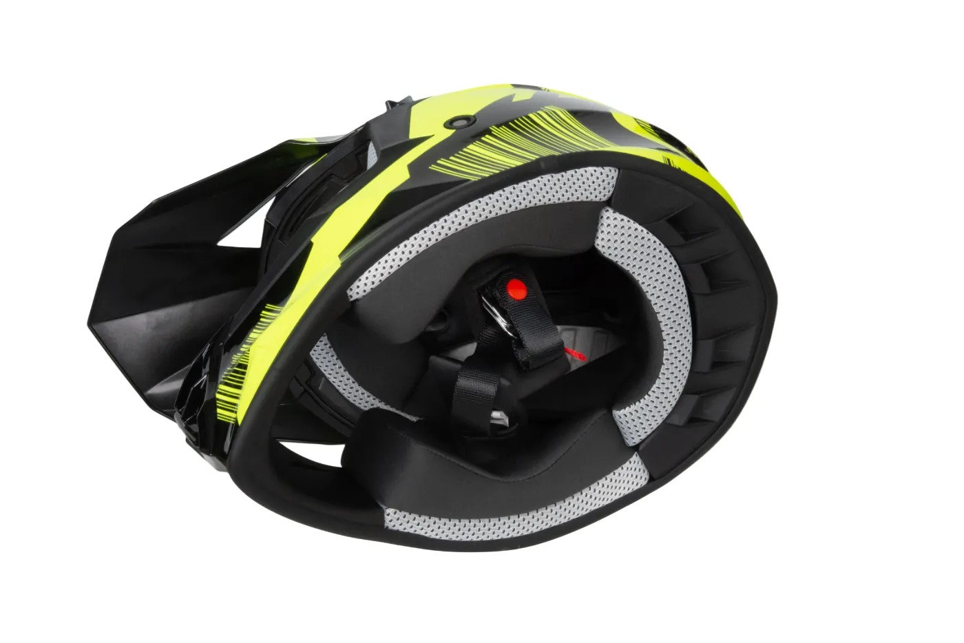 Шлем мото кроссовый GTX 633 №6 (S) BLACK/FLUO YELLOW