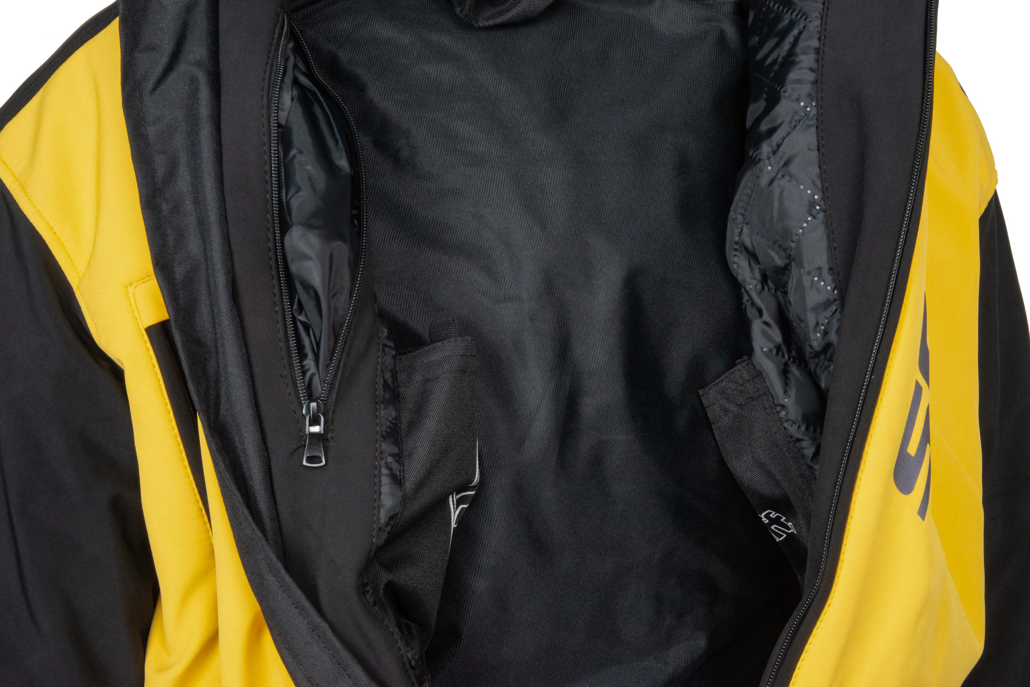 Комбинезон для снегохода SCOTT DS Shell Dryo One Piece №1 yellow-black (текстиль) (M)