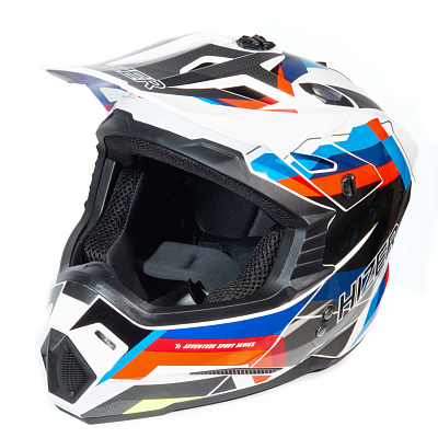 Шлем мото кроссовый HIZER J6801 №8 (XL) ADVENTURE