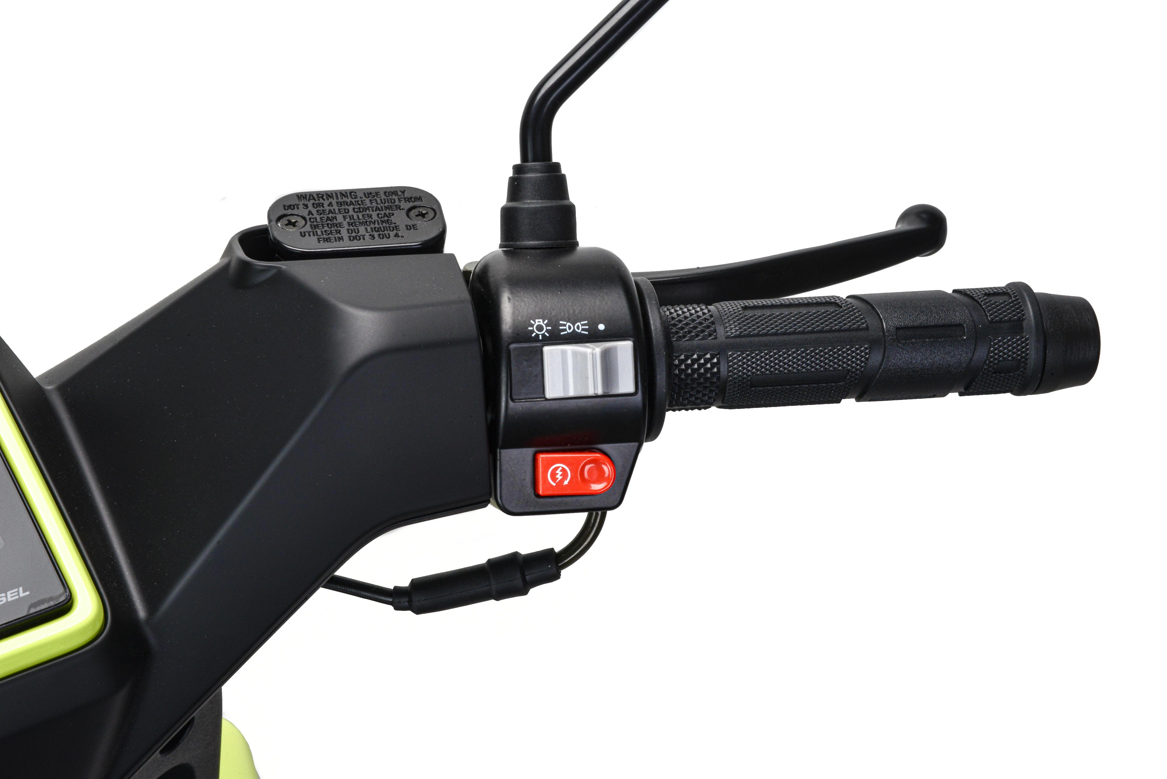Скутер CRICKET 150 (WY150-5D) зеленый 