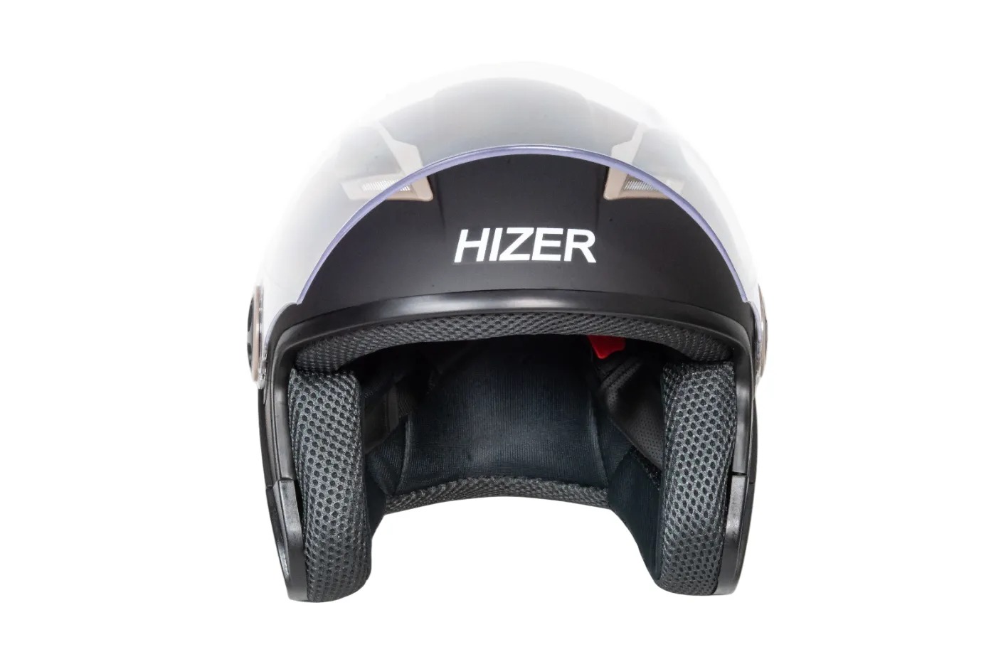 Шлем мото открытый HIZER 226 (S) matte-black