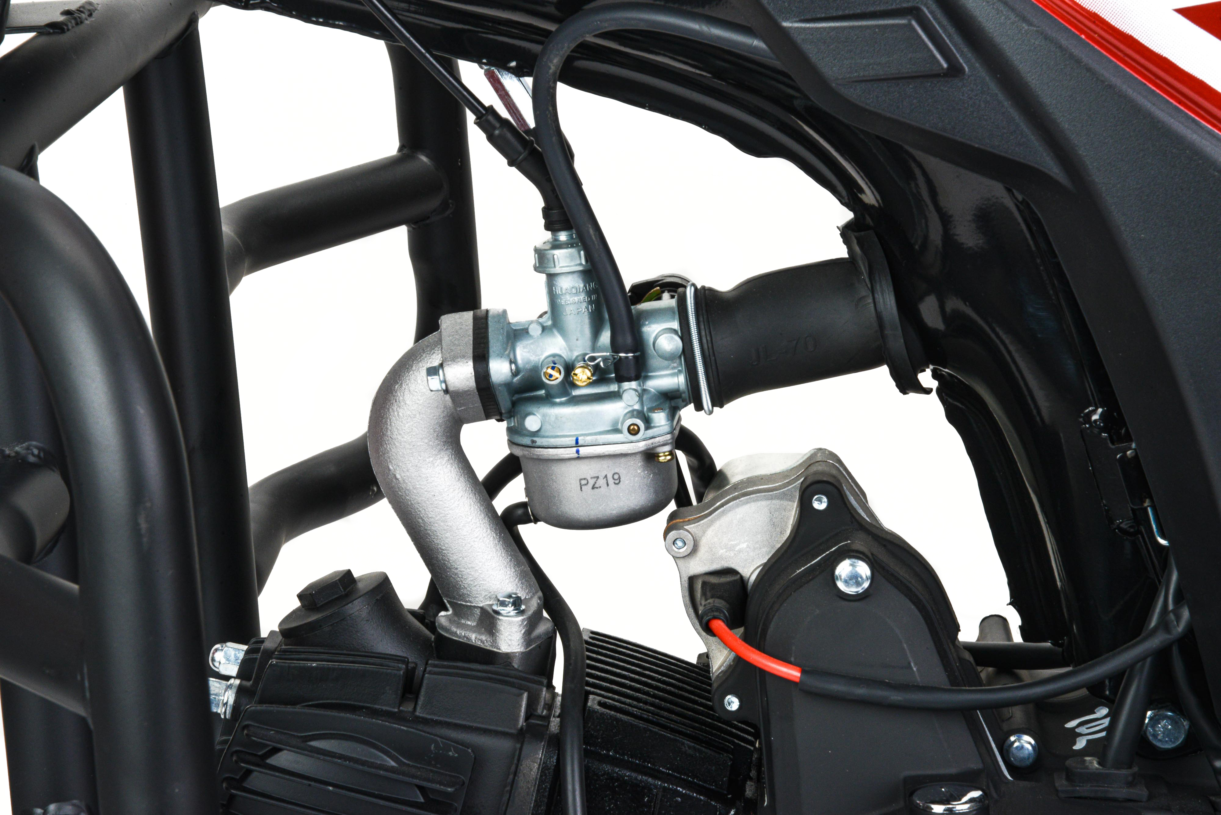 Мопед Альфа RS Forester 11 (LM48-B) красный (A)