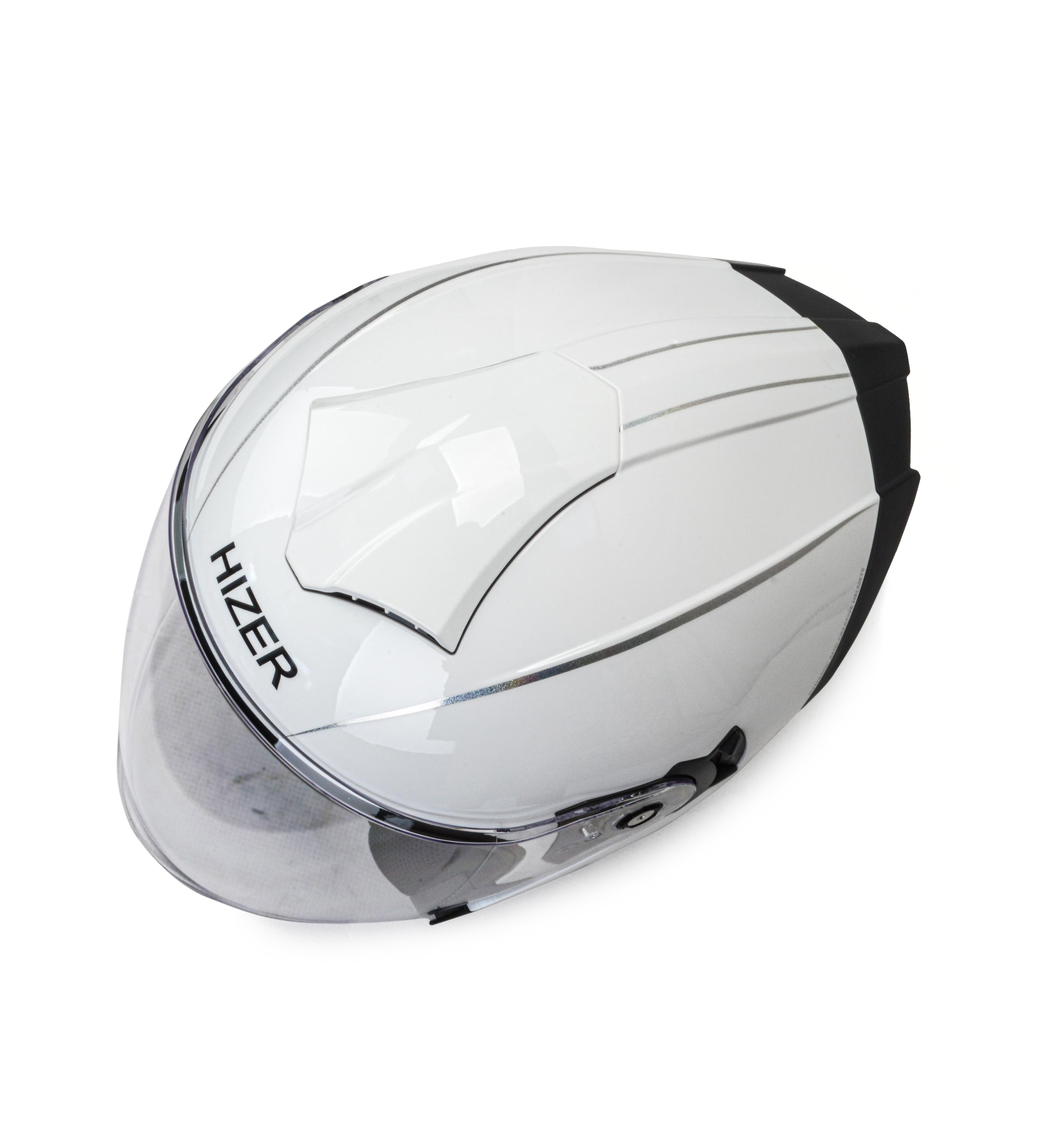 Шлем мото открытый HIZER 250 №2 (XL) white