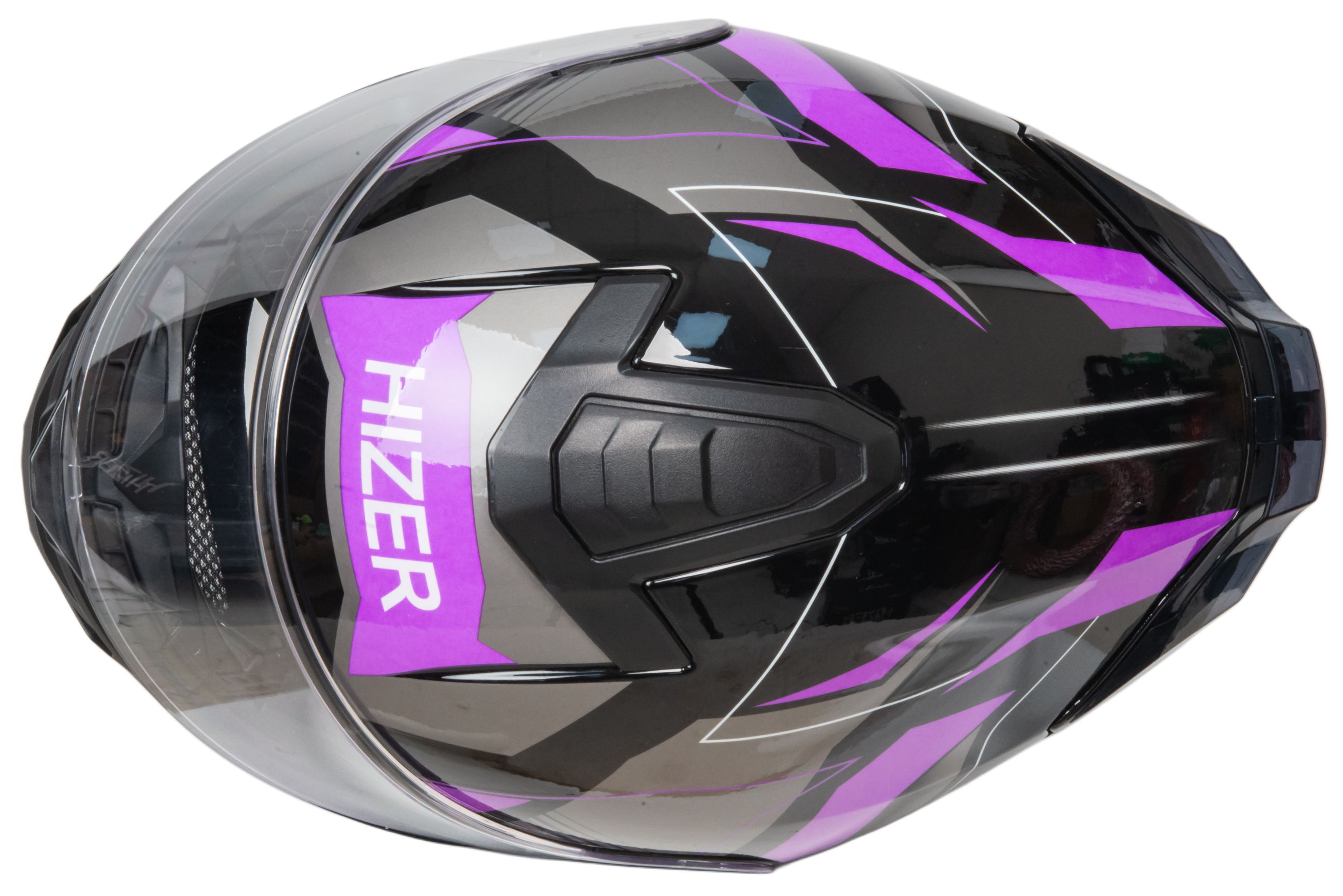 Шлем мото интеграл HIZER J5325 №1 (L) blue