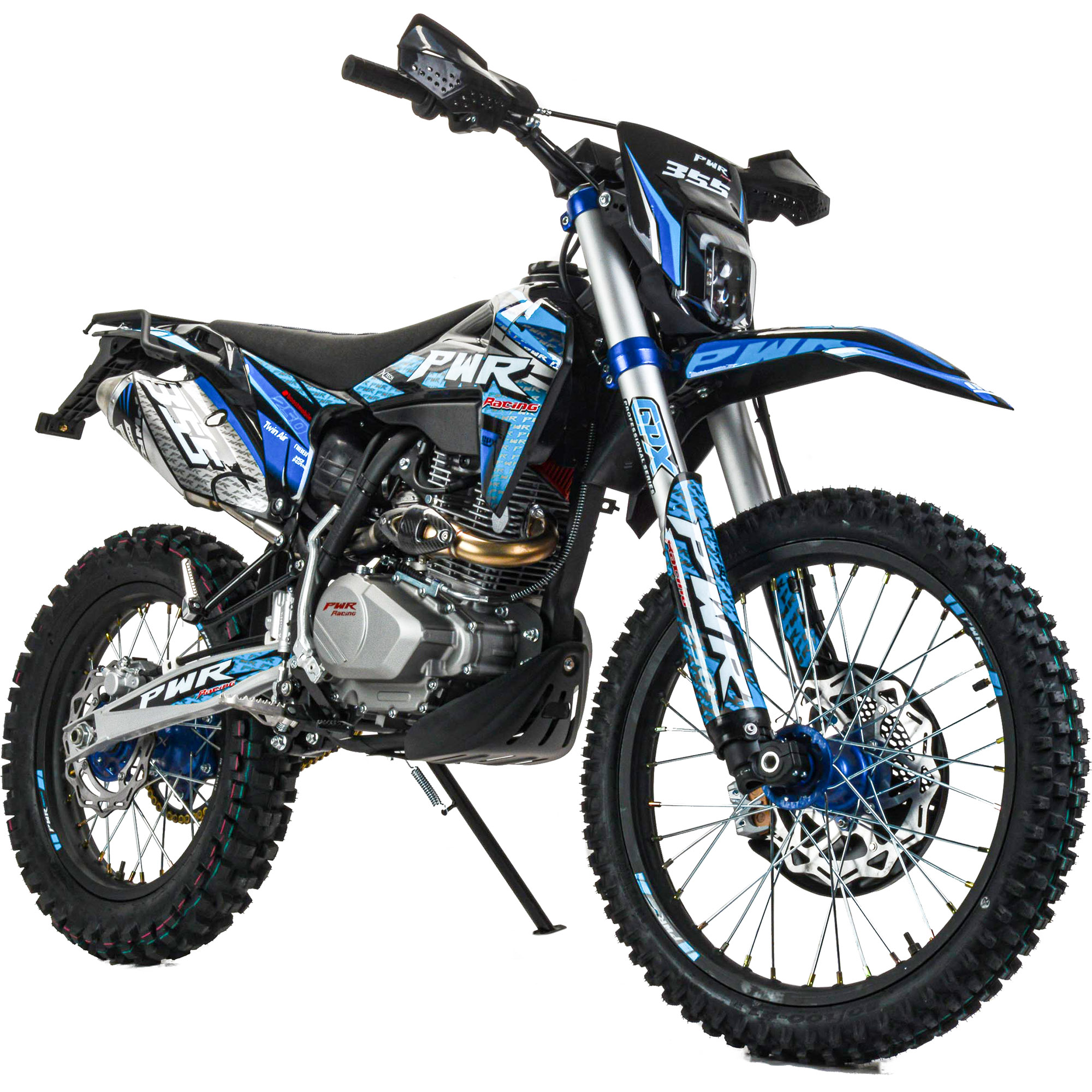 Мотоцикл Кросс 300 PWR FZ300 (PR5 4V) синий РАСПРОДАЖА