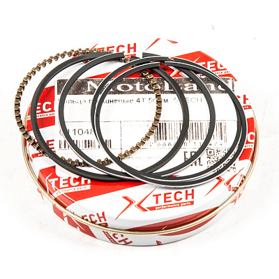 Кольца поршневые 147FMH 100см3 4T d=50mm X-TECH