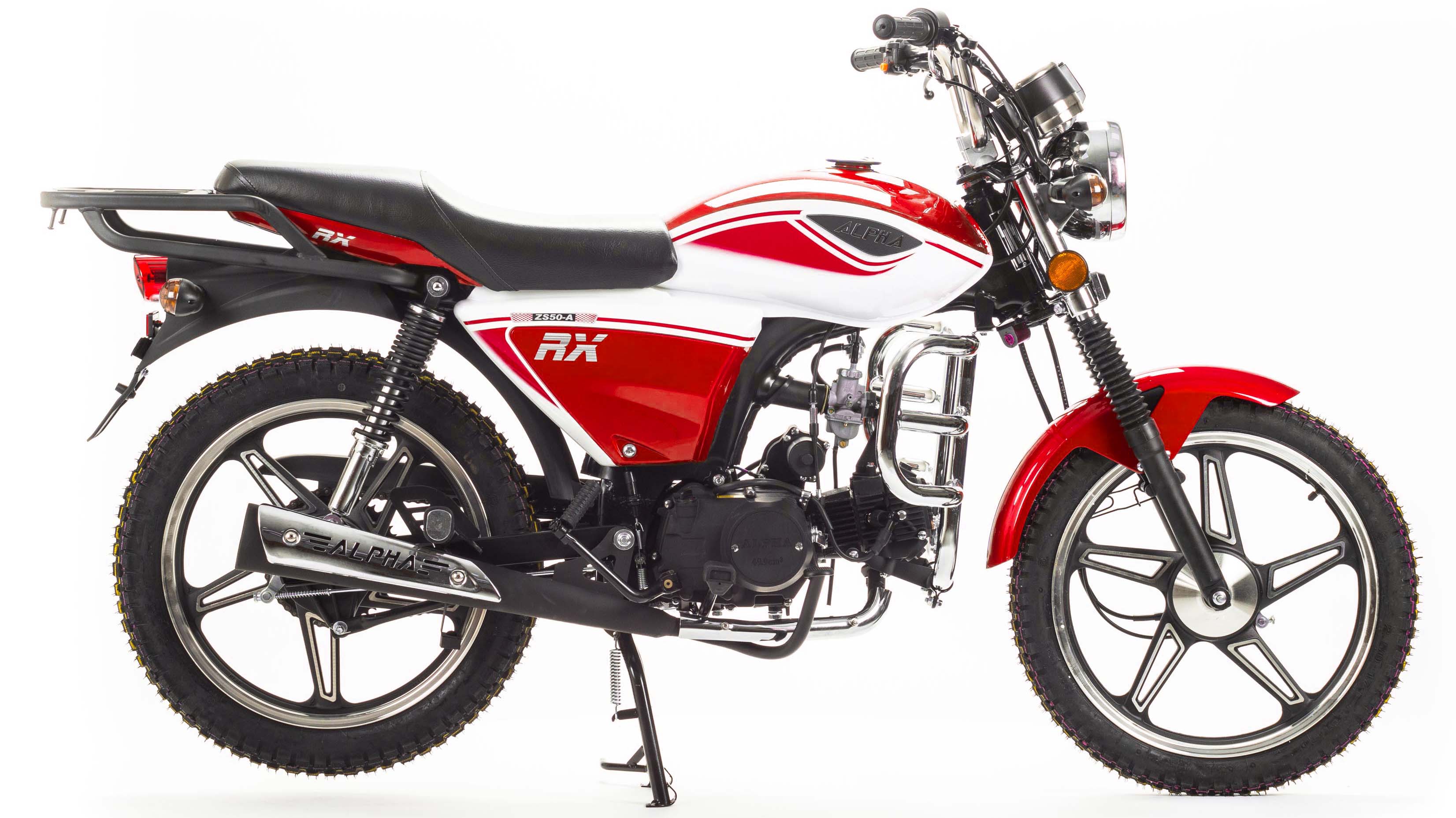 Мопед Альфа RX 11 (LM48-A) красный (А)