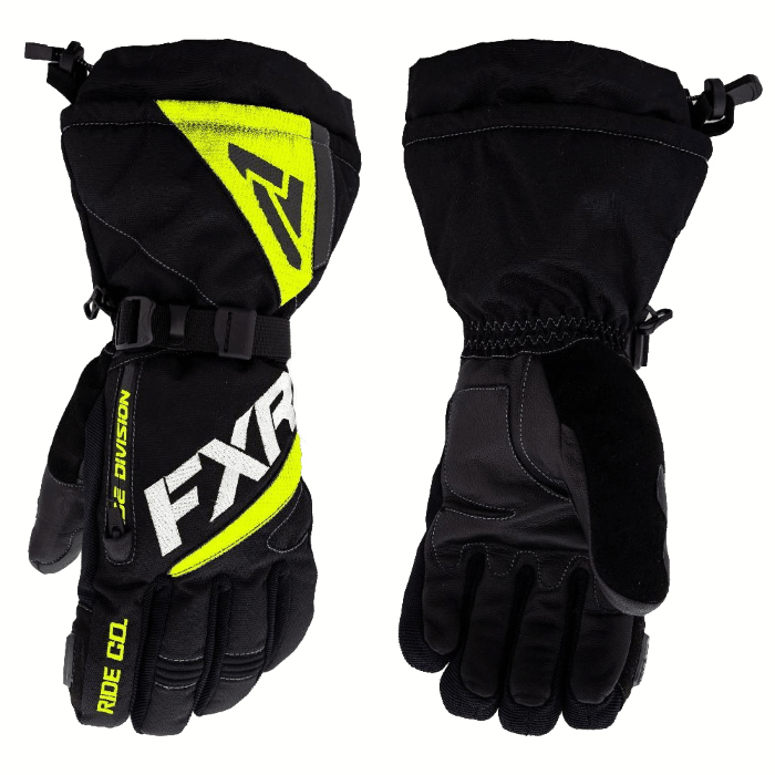 Перчатки для снегохода FXR Fuel №4 yellow-green (XL)