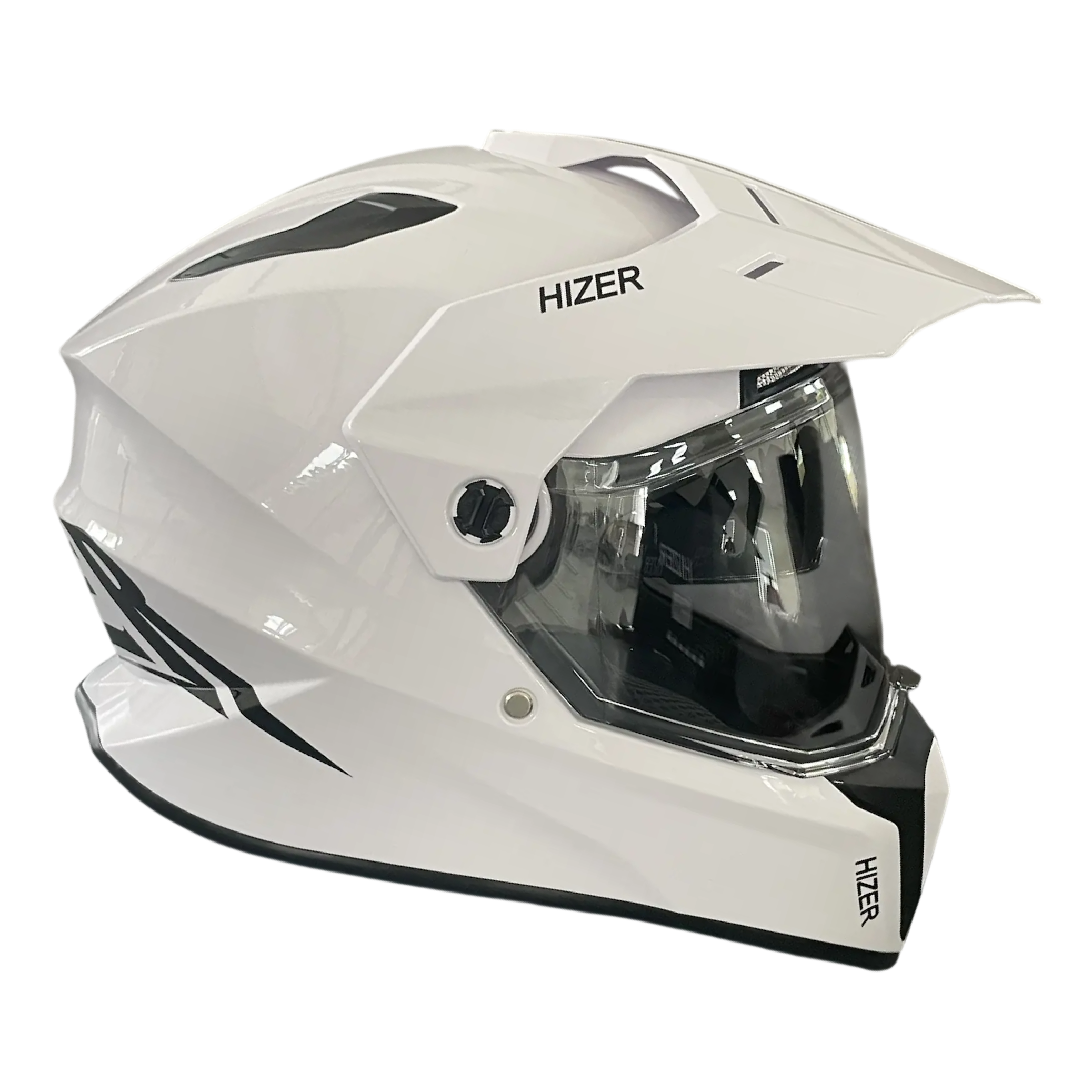 Шлем мото кроссовый HIZER J6808 №4 (XL) white